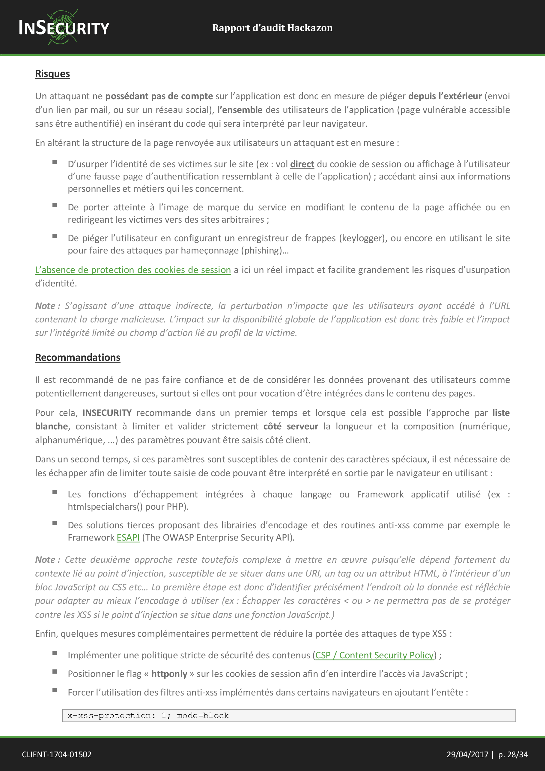 Rapport pentest web exemple - p4